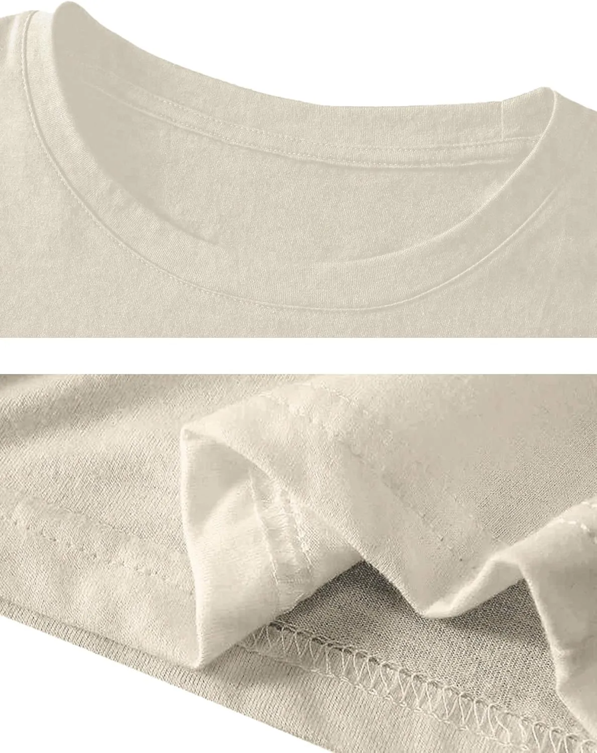 Remidoo Women's Oversized T Shirt Crewneck Solid Short Sleeve Baggy Cotton Tees