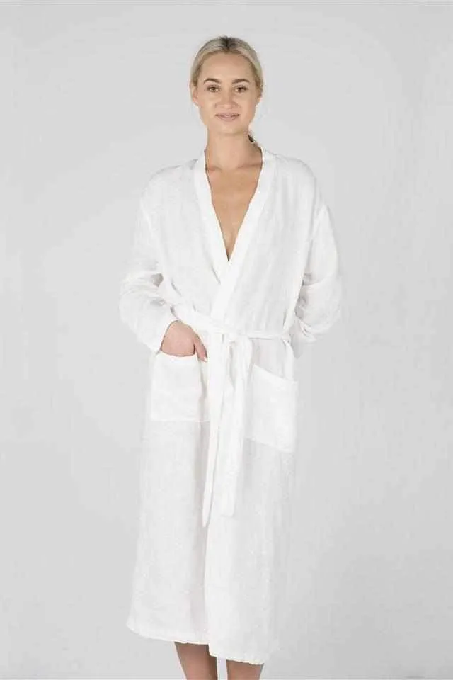 Robe Linen White