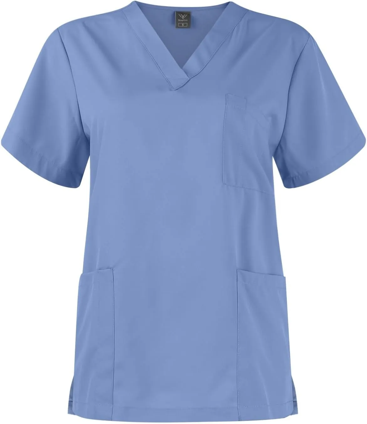 Scrub Sets for Woman 2025 Essential Jogger Scrub Set Nursing Uniform Stretch V-Neck Top & Drawstring Cargo Pants