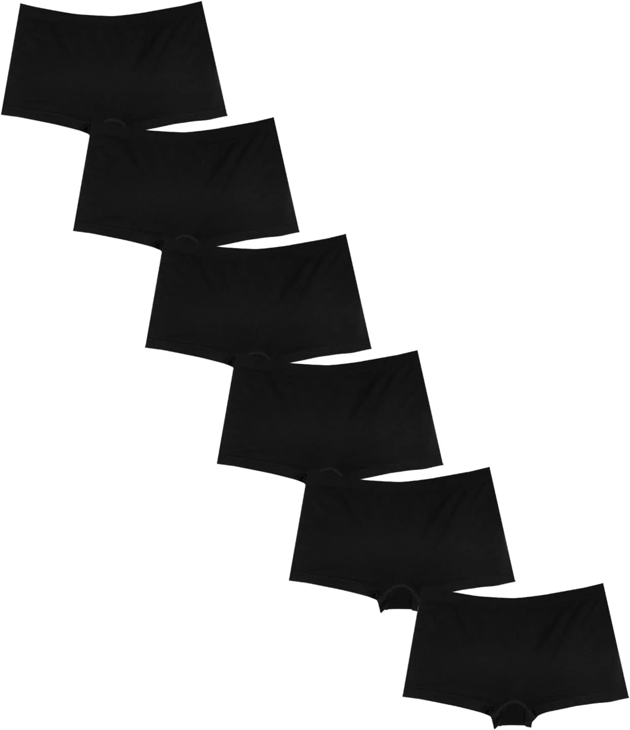 Seamless Boyshort Underwear For Women Nylon Spandex Boyshorts Panties Soft Stretch Boy Shorts Underwear MultiPack