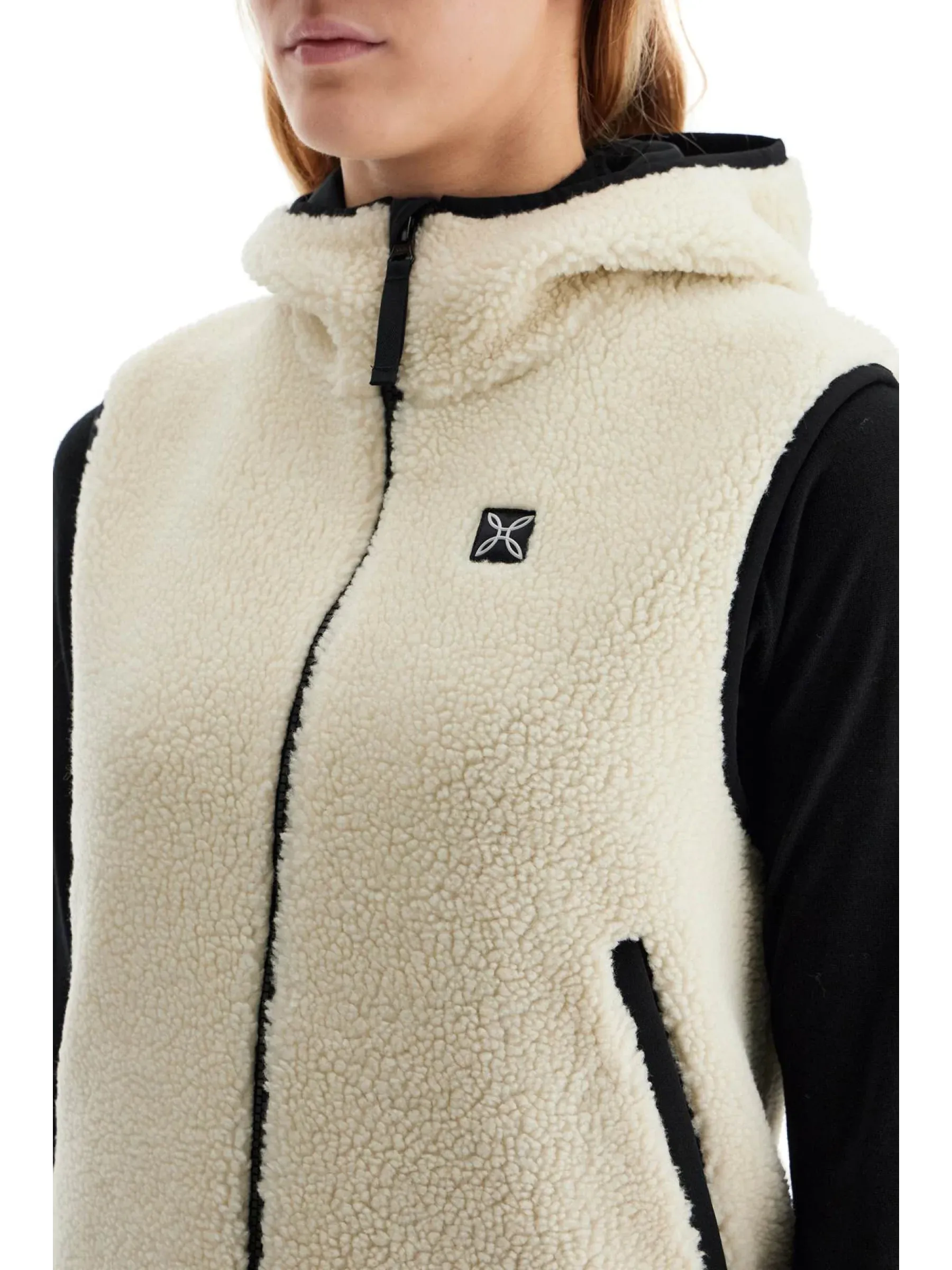 Sherpa Fleece Hooded Vest
