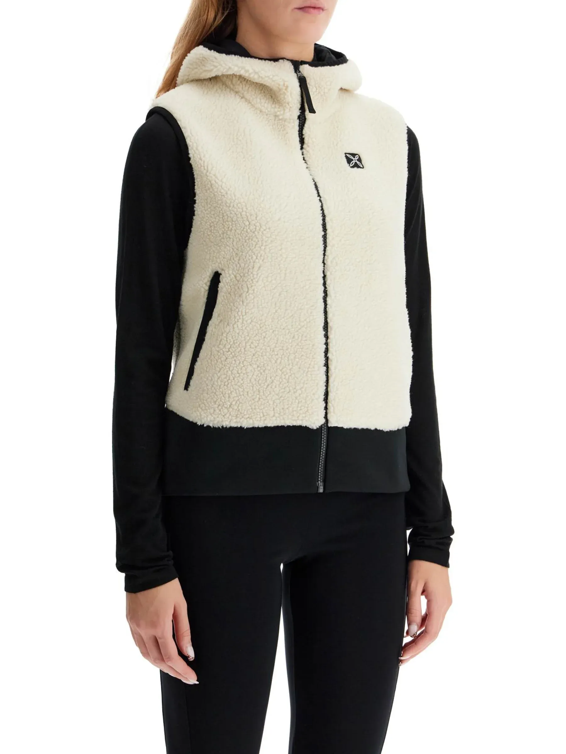 Sherpa Fleece Hooded Vest