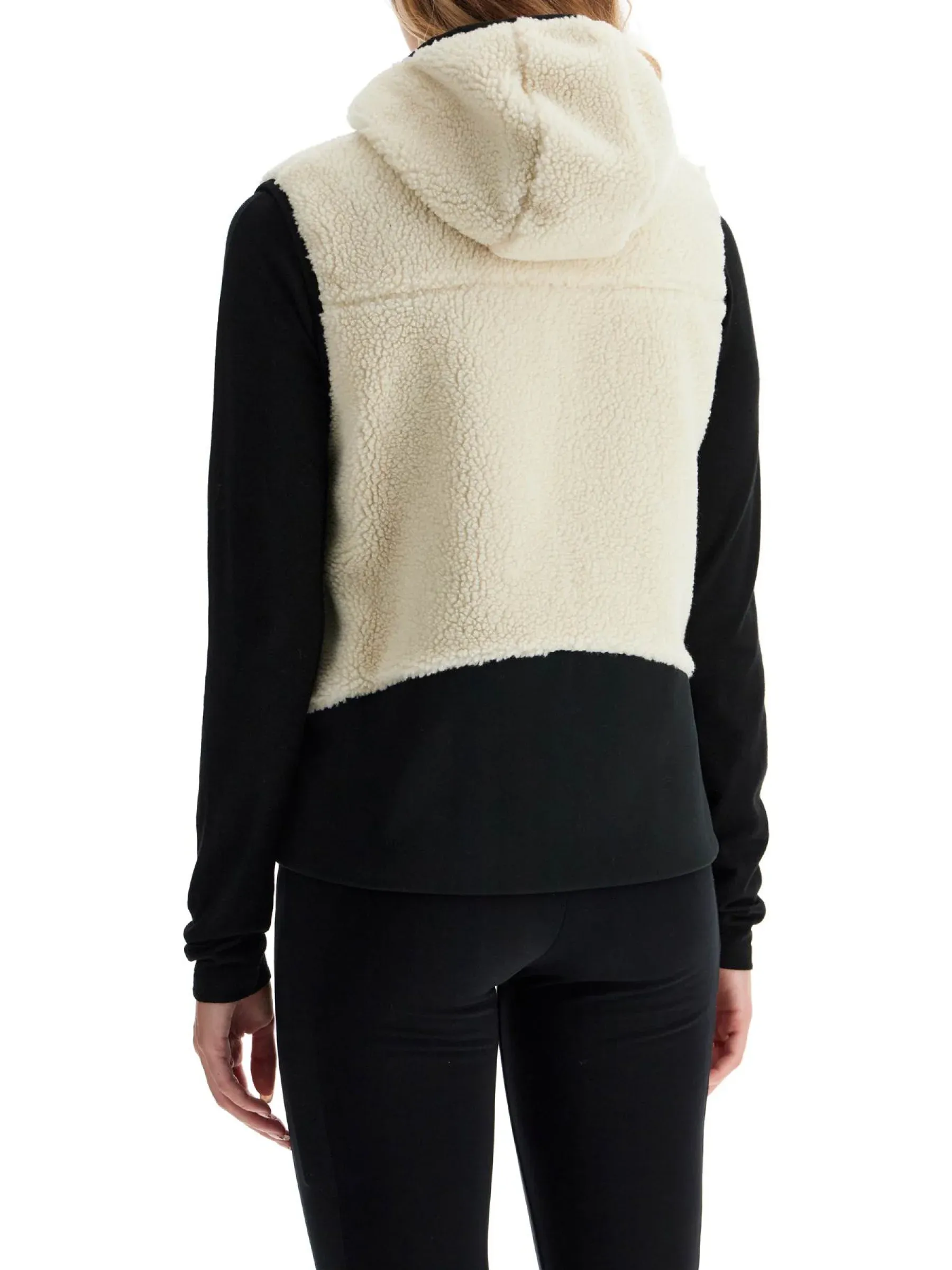Sherpa Fleece Hooded Vest