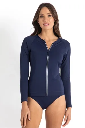 Sunseeker Basic Zip Front Rash Vest