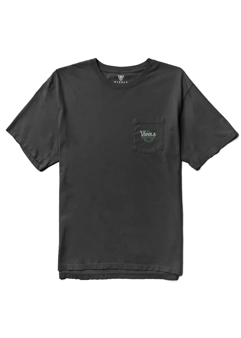 Surf Goon Saloon Organic Pocket Tee - Phantom