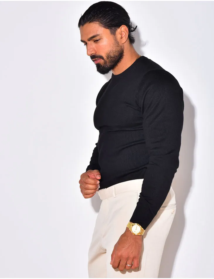 THE SEGOVIA KNITTED CREWNECK SWEATER