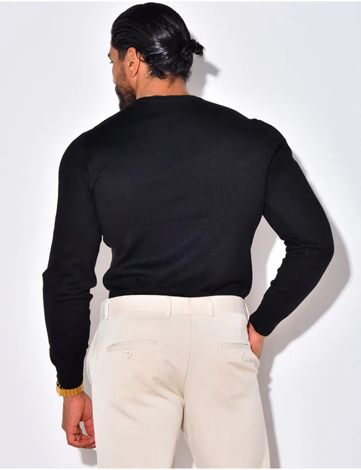 THE SEGOVIA KNITTED CREWNECK SWEATER