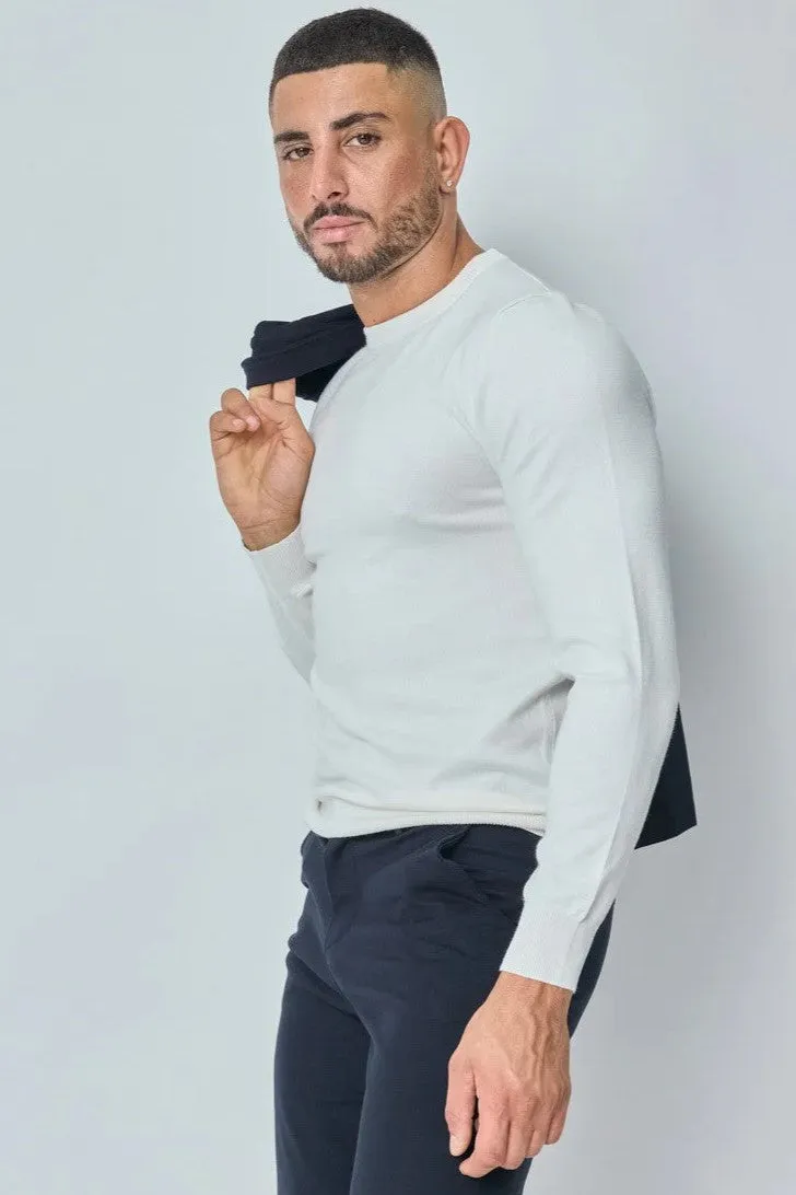 THE SEGOVIA KNITTED CREWNECK SWEATER