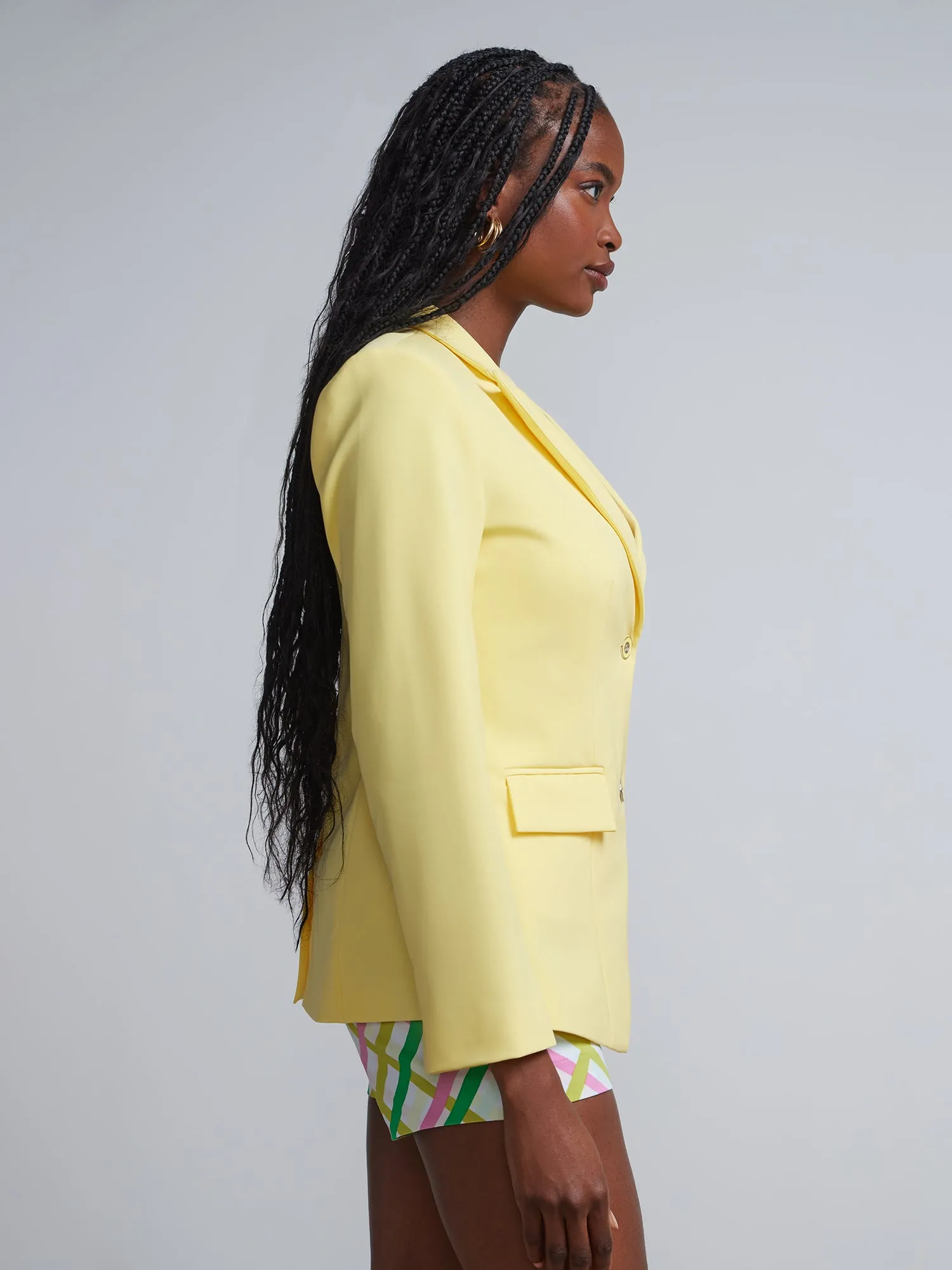 Two-Button Cutaway Blazer - Fit To Flatter