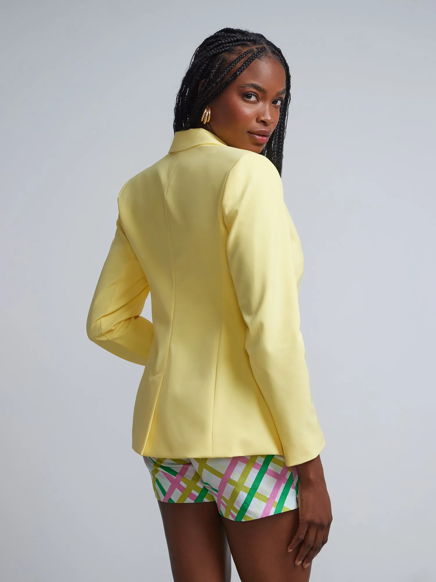 Two-Button Cutaway Blazer - Fit To Flatter