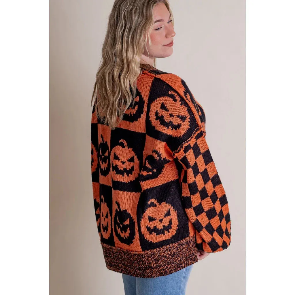 Wenkouban-Christmas Thanksgiving outfits_Halloween Christmas Round Neck Long Sleeve Aesthetic Gingerbread Loose Christmas Sweater