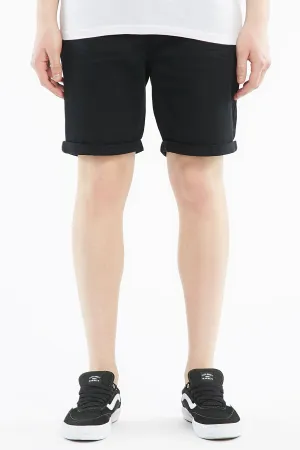 West 49 Guys Relaxed Cuffed Hem Denim Shorts