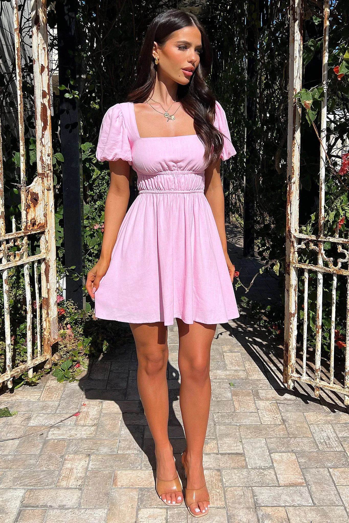 Whitney Dress - Pink