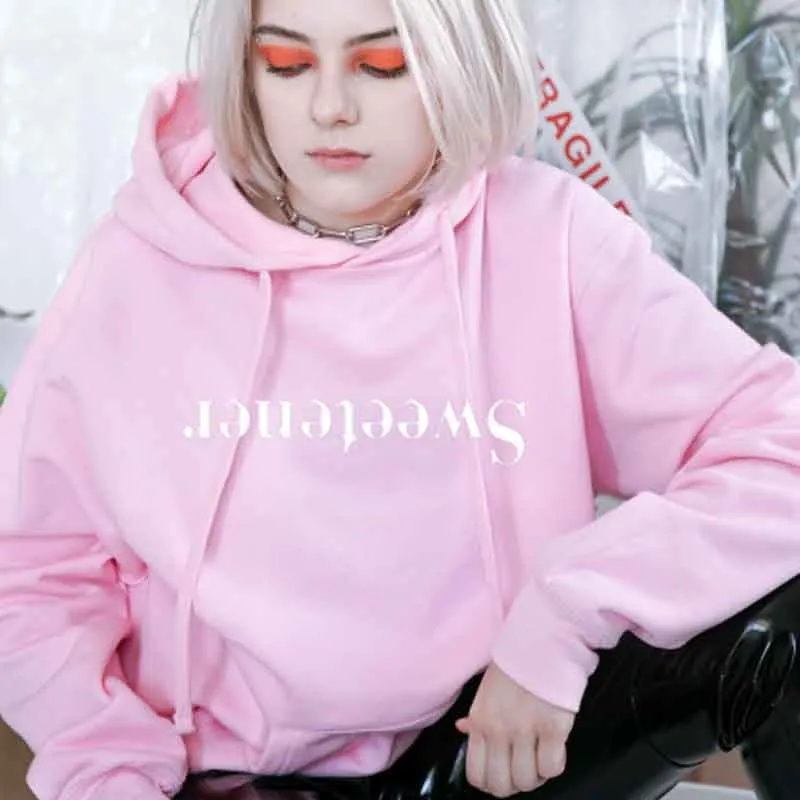 Women Sweetener Hoodies Loose Pullovers Sweatshirts