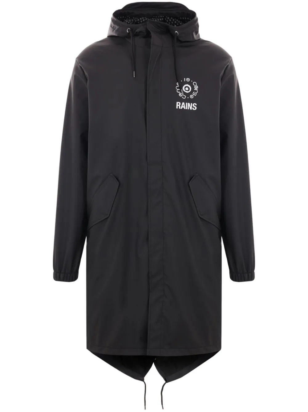 x 10 Corso Como printed hooded raincoat