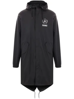 x 10 Corso Como printed hooded raincoat