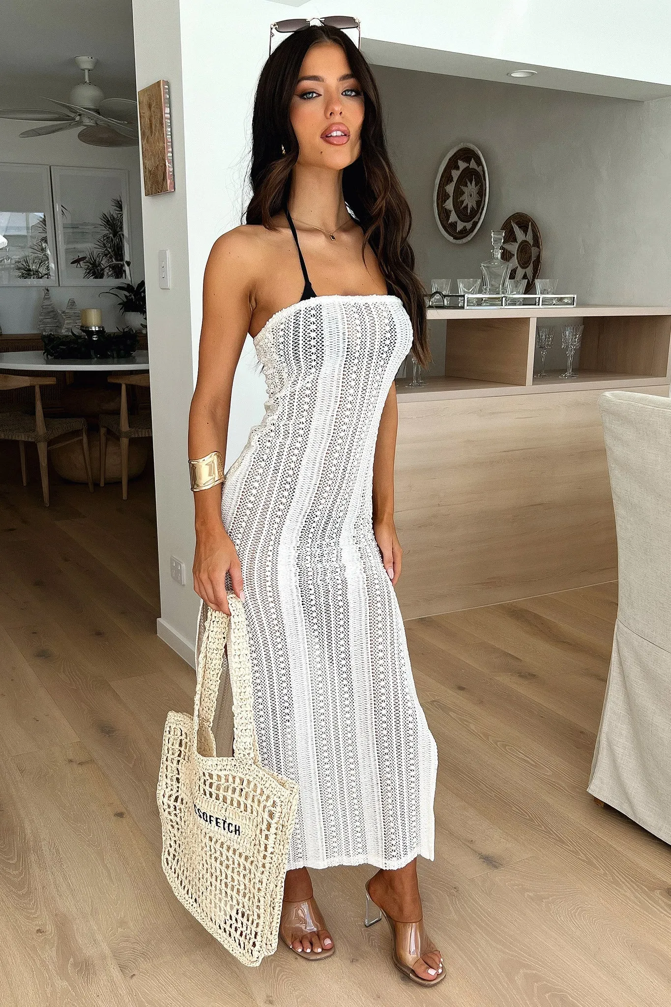 Zenia Maxi Dress - Beige